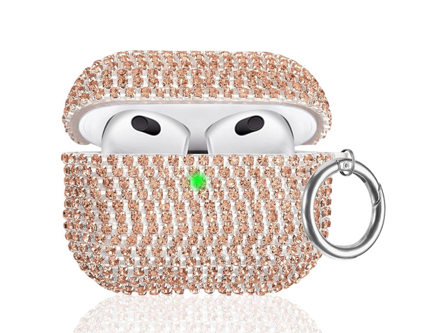 Bling Case Compatible with AirPods 3rd Generation (2021), Sparkling Diamond Case for AirPods 3 Case Bling Rhinestones for Women, Shockproof...