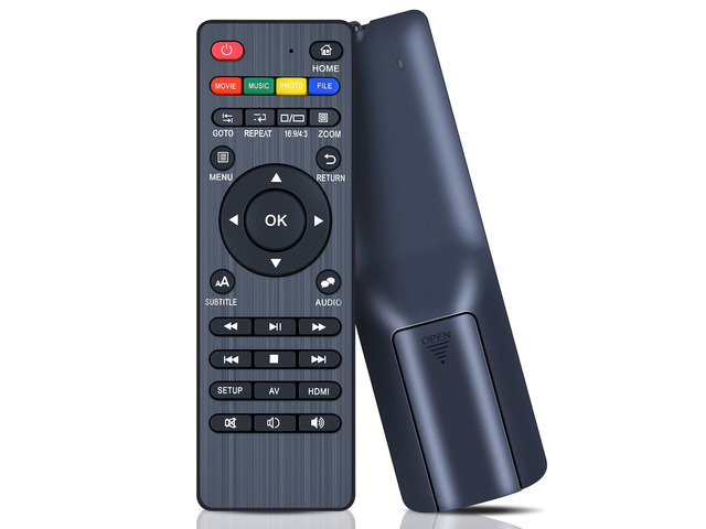 Replacement Remote Control for JLZNLC 4K Ultra HD Media Player A5, for Micca 4K Ultra-HD Digital Media Player