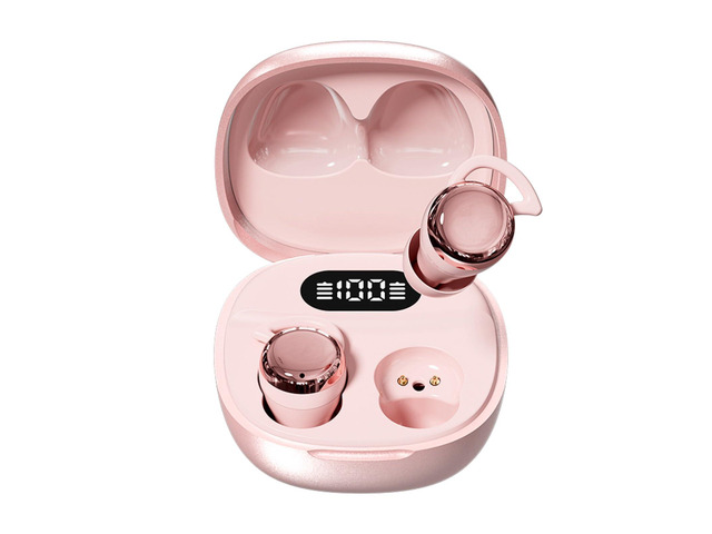 Invisible Small Mini Sleep Earbuds Pink Wireless Bluetooth Comfortable Side Sleepers Sleeping Tiny Micro Smallest Discreet Hidden Earbud Headphones...