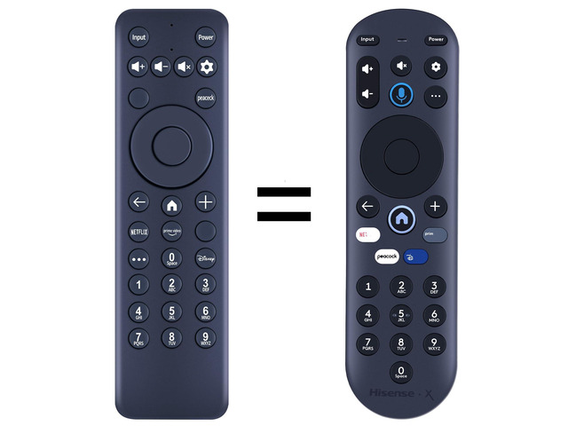 MG3-R34010 IR Remote for Element/Pioneer/XUMO/Hisense PN43-751 TV Not Voice,Easy pairing,for R34010BA00-00001 CP-RC1NA-23 PN43-751-24U...