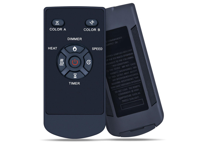 New Fireplace Replacement Remote Control Fit for R. W.Flame Electric Fireplace RFH-5001L RFH-3601L RFH-4201LC RFH-3001L RFH-7401L S230A S230B...