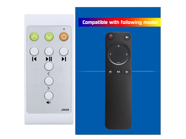 Replacement Remote Control for KEF Speaker System LS50 WlRELESS II,LS60 WlRELESS,LSX II,LSX II LT (with Oversized Buttons)