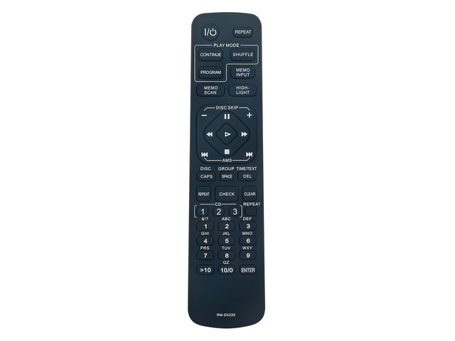 RM-DX220 Replace Remote Control fit for Sony Disc Player CD Changer CDP-CX235 CDP-CX220 CDP-CX230 CDP-CX225 RM-DX200 CD-PX205 CDP-CX681