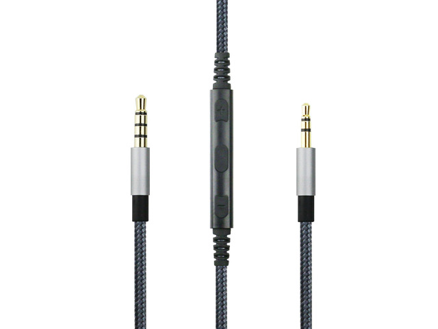 3.5mm to 2.5mm Male Audio Cable for JBL Tune 710BT, 600BTNC, Live 660NC, 460NC, E45BT E55BT E65BTNC Headphone, Remote Volume Control Mic for iPhone