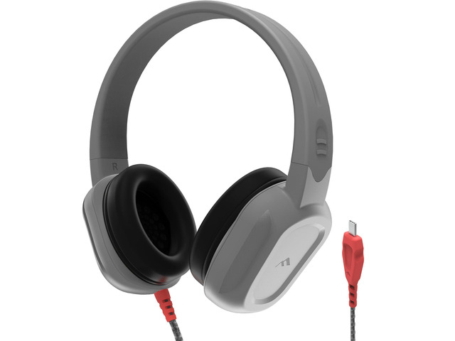 Rugged 2 Wired Headphones No Mic USB C - Long Tangle Free Chew-Proof Cord - Reliable Drop Tested and Comfortable for Kids K-12 Students Classroom...