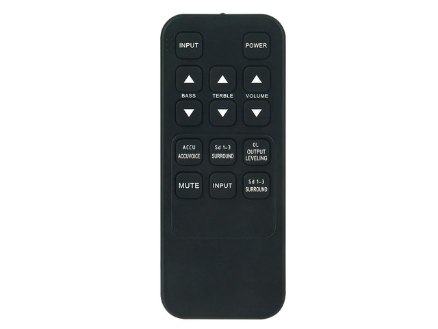 Replace Remote Compatible for ZVOX Omni Remote Control Works for Platinum 570/670/770, SoundBar SB380/SB400/SB500/SB700, SoundBase...
