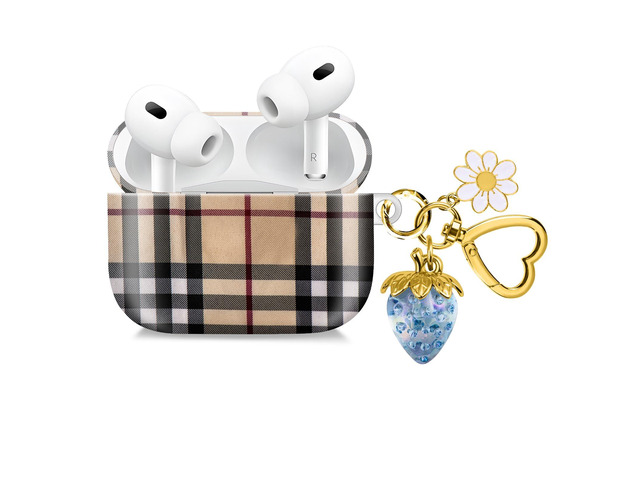 Compatible with AirPod Pro 2nd / 1st Generation, 2023/2022/2019, the Fully Protected Shockproof Wireless Earphone case Comes with a Cute and...