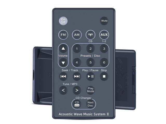 Remote Control for Bose Acoustic Wave Music System II AWRCCI Remote Control for Bose Acoustic Wave Music System II AWRCCI
