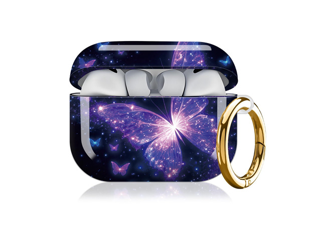 Compatible with AirPod Pro 3 Case,Protective Shockproof Cover with Keychain Ring, Stylish Design for Women, Cute Charging Case for AirPod Pro 3rd...
