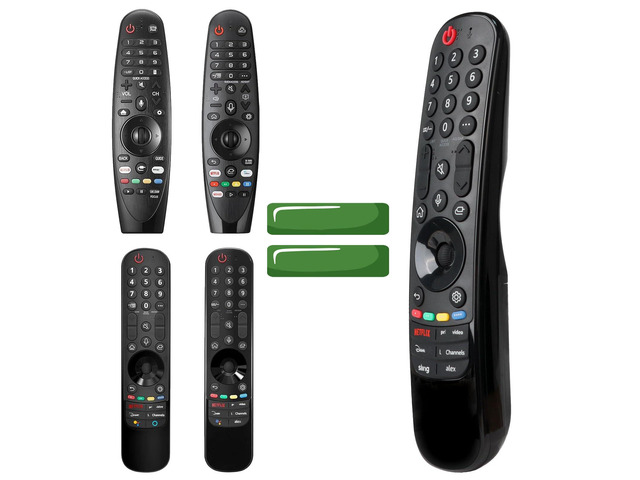 MR23GN MR23GA Remote Control for LG TV, Replacement Remote Replacement for LG OLED UHD 4K Smart TV AN-MR22GA AN-MR21GA-No Voice Function