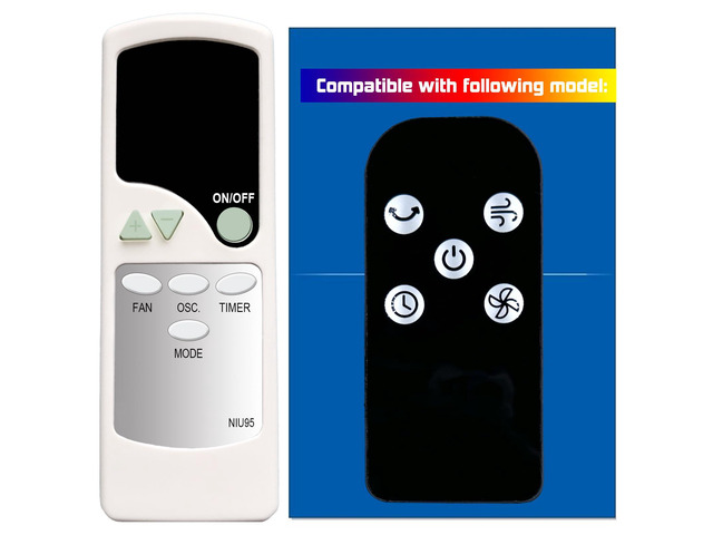 Replacement Remote Control for Sierra Omnibreeze 40 Inch 4 Speed Tower Fan MK-TF0002