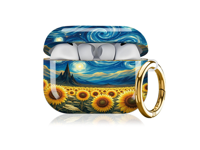 Compatible with AirPod Pro 3 Case,Protective Shockproof Cover with Keychain Ring, Stylish Design for Women, Cute Charging Case for AirPod Pro 3rd...