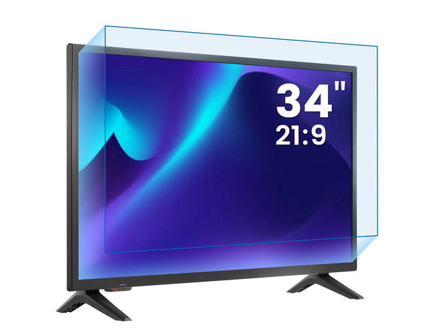34 Inch 21:9 Anti Blue Light Matte Monitor Screen Protector, Anti Glare Computer Screen Protector for Eyes Compatible with All 34' Widescreen Monitors