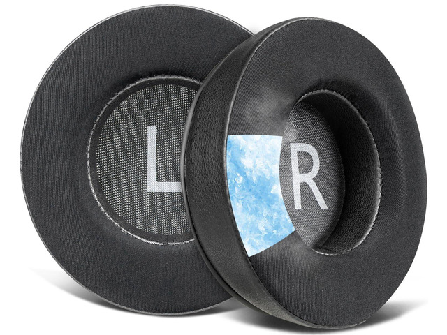 Cooling Gel Earpads Replacement for JBL Synchros E50 E50BT S500 S700 Wireless Headphones, Ear Pads Cushions with Noise Isolation Foam - Black