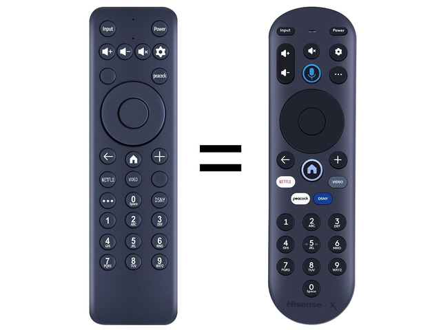 New MG3-R34010/297107 Replacement for Hisense X LED UHD XClass TV 43A6GX 50A6G R34010BA00-00001 Remote Control, for Pioneer Xumo TV (No Voice...