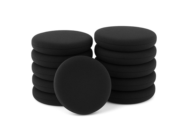 Replacement Foam Ear Pads Covers for On-Ear Headphones 60mm - 2.4' inch Diameter Sponge Earpads Cushions for Most Standard Size Office Telephone...