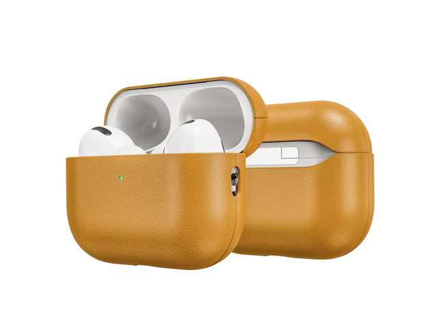 Leather Design for AirPods Pro 3 Case, Compatible with AirPods Pro 3rd Generation (2025), Handmade, Fully-Wrapped with Top Grain Leather, Supports...