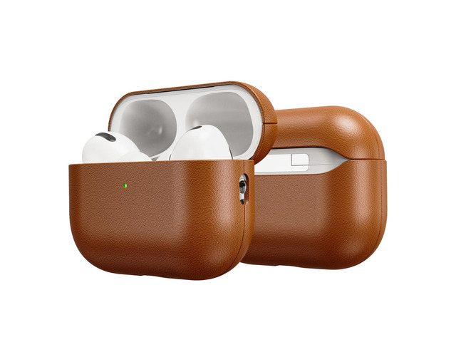 Leather Design for AirPods Pro 3 Case, Compatible with AirPods Pro 3rd Generation (2025), Handmade, Fully-Wrapped with Top Grain Leather, Supports...