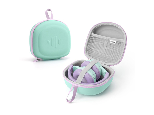 Kids Headphones Case for iClever BTH12/HS19/BTH22/Candy Bila 30 for JBL Junior 320/JoySpark-T5/MIDOLA MD-B01/EarFun Foldable Over-Ear Kids...