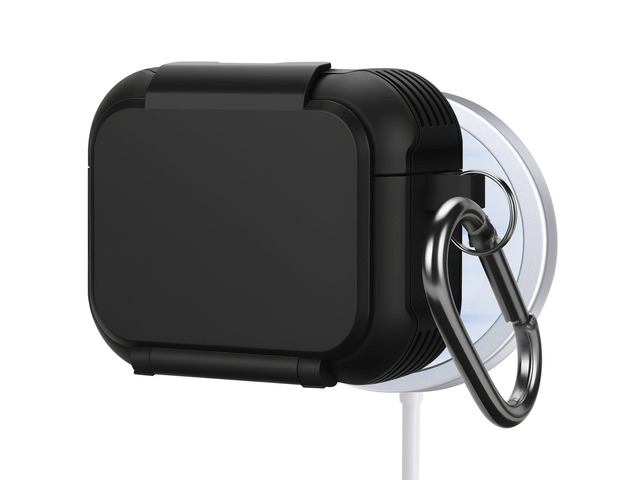 Protective Case Compatible with AirPods Pro 3 Built-in Mirror & Phone Stand, MagSafe Ready, Shockproof Earbud Cover Design for AirPods Pro 3rd...