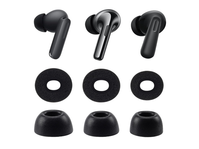 Memory Foam Ear Tips for OnePlus Buds Earbuds, Secure Fit Soft Foam Eartips Compatible with OnePlus Buds 4 / Nord Buds 3 Pro / Buds Pro 3 / Buds...