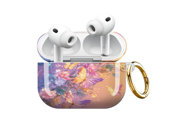 Compatible with AirPod Pro 3 Case,Shockproof Protective Cover with Keychain, Wireless Charging Case Perfect for Women, Trendy Design for AirPod Pro...