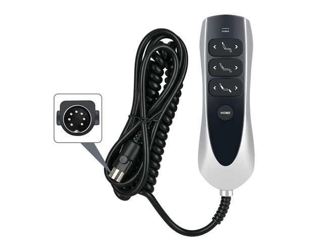 7 Pin 7 Button Hand Control Handset for Uetmulik Lift Chair Power Recliner With Backlit