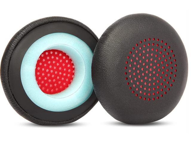 Replacement Earpads Cushions for Poly Voyager Focus UC/Focus 2 UC Protein Leather & Memory Foam, Easy to Clean, Ear Pads Compatible with Poly...