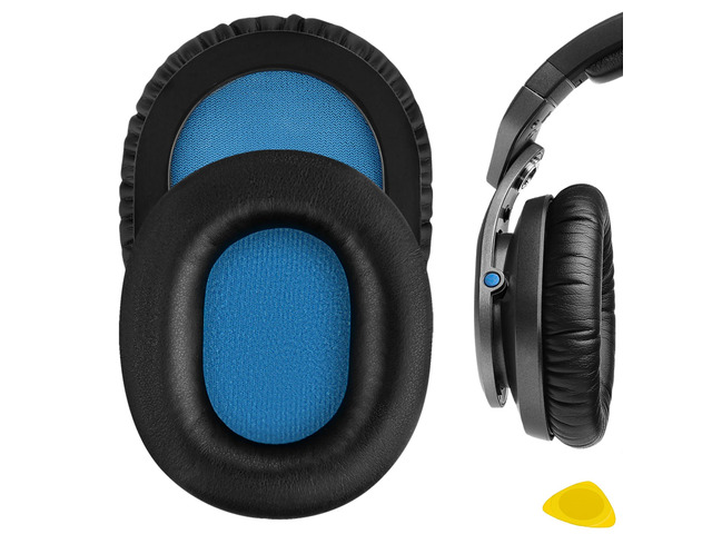 Replacement Ear Pads for Sennheiser HD8 DJ, HD6 Mix, HD7 DJ Headphones Ear Cushions, Repair Parts (Black)
