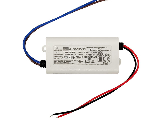APV-12-12 Mean Well 12W 12V 1A Switching Power Supply