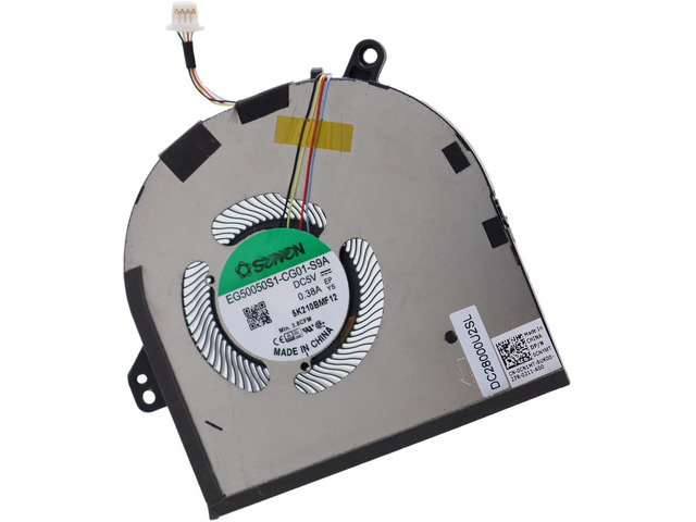 GPU Graphics Cooling Fan PN CN1MT 0CN1MT, Model EG50050S1-CG01-S9A, DC 5V 0.38A 4-Pin PWM Replacement Fan Compatible with Dell XPS 15 9500 9510...