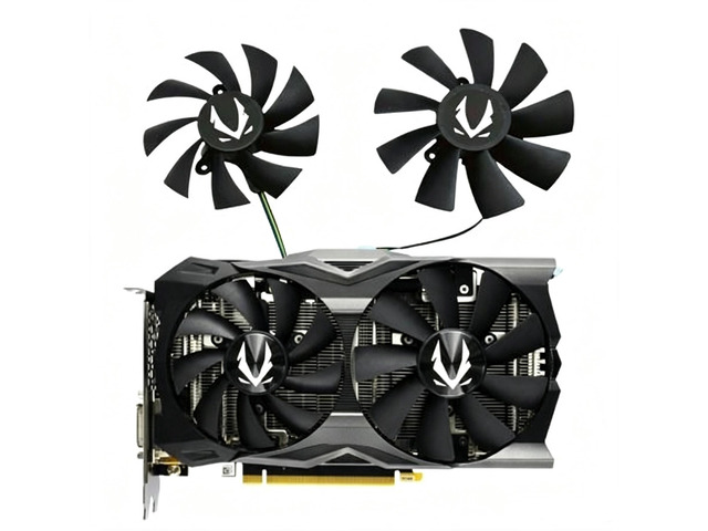 87mm GPU Cooling Fan GA92A2H, DC12V 4Pin PWM Video Card Cooler Replacement for ZOTAC GeForce GTX 1660, GTX 1660 Ti, RTX 2060, RTX 2070 SUPER Mini...