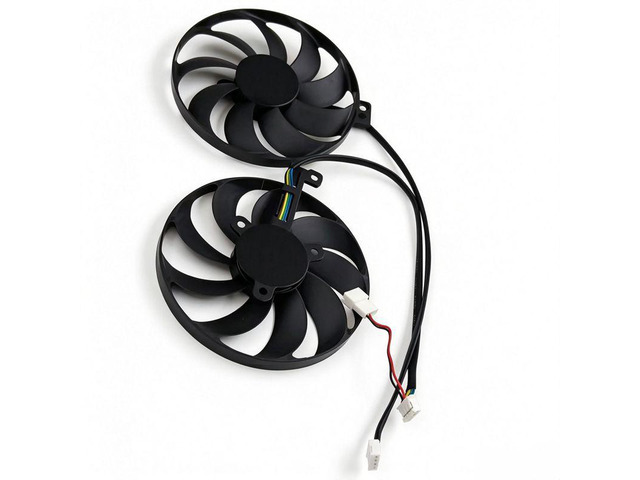 GPU Cooling Fan T1292115BU, 95mm 0.5A 4-Pin PWM Graphics Card Fan Replacement for ASUS RTX2060S RTX2070 RTX2080 RTX2080S DUAL Snow Leopard GPU