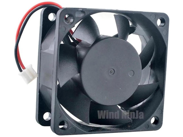 F126025SL 60x60x25mm DC12V 0.12A 2Pin Silent Cooling Fan, 60mm Brushless Replacement Fan for Charger, Power Supply Unit, Small Electronic Device...