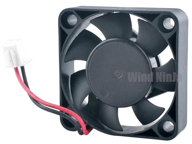 FD124010LB 40x40x10mm DC12V 0.055A 2Pin Dual Ball Bearing Cooling Fan, 40mm Mini Replacement Fan for MicroDevice, Power Supply and Compact...