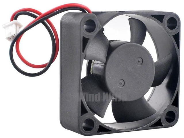 AD0312LBG50 30x30x10mm DC12V 0.06A 2Pin Ball Bearing Micro Cooling Fan, 30mm Mini Replacement Fan for MicroDevice, Power Supply and Compact...