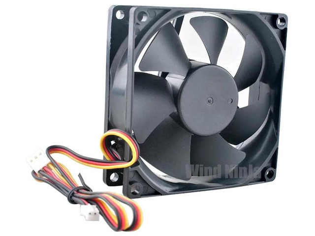A8025L12S 80x80x25mm DC12V 0.04A 2000RPM Silent Axial Cooling Fan, 80mm Replacement Fan for CPU, Power Supply and PC Computer Chassis Heat...