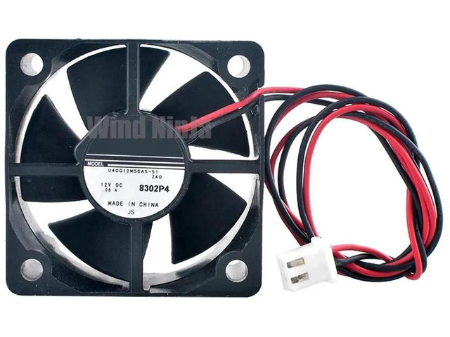 U40G12MS6A551 40x40x20mm DC12V 0.08A 2Pin UltraSilent Axial Cooling Fan, 40mm Replacement Fan for Northbridge Southbridge Chip and Power Supply...