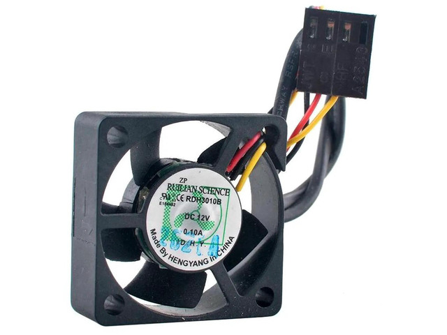 RDH3010B 30x30x10mm DC12V 0.10A Silent Mini Cooling Fan, Dual Ball Bearing Small Axial Fan Replacement for CPU Motherboard Router 3D Printer...