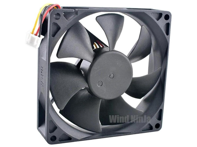 AD0912LBA76GL 92x92x25mm Dual Ball Bearing Cooling Fan, DC12V 0.13A 3Pin Axial Replacement Fan for Computer Case, Power Supply Unit, Workstation...