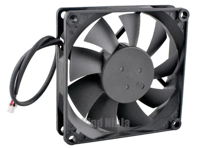 D80BM12C 80x80x20mm Dual Ball Bearing Cooling Fan, DC12V 0.16A 2650RPM Axial Replacement Fan for Computer Chassis, Power Supply Unit, Desktop...