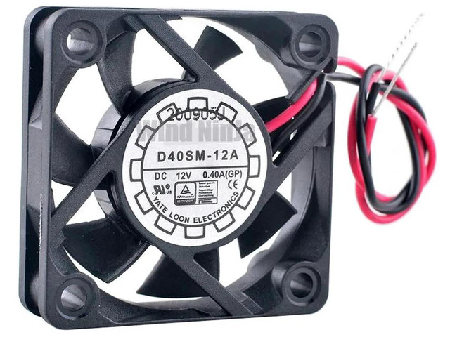 D40SM12A 40x40x10mm HighSpeed Axial Cooling Fan, DC12V 0.40A 7200RPM Replacement Fan for Printer, Power Supply Unit, Embedded Device & Compact DIY...