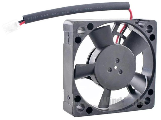 MF40F12 40x40x10mm Silent Axial Cooling Fan, DC12V 0.06A 5500RPM 2Pin Replacement Fan for Power Supply Unit, Embedded Device & Compact DIY Heat...