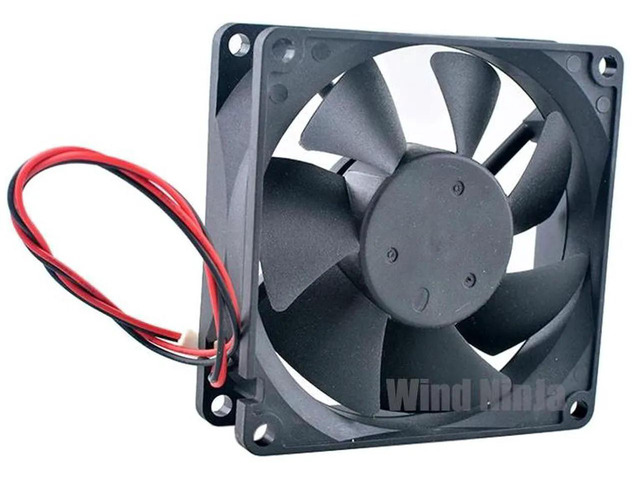 FD2480S1012E 80x80x25mm Axial Cooling Fan, DC24V 0.22A 2Pin Replacement Fan for Inverter, Power Supply Unit, Industrial Equipment & DIY Heat...