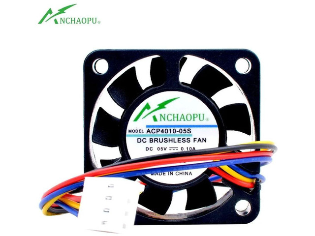 40x40x10mm 40mm 4cm PWM Cooling Fan, DC5V 0.10A 4Wire SpeedControlled Replacement Fan for Raspberry Pi Mini Enclosure, Small SingleBoard Computer...