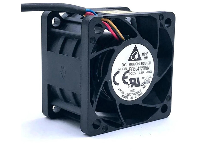 FFB0412UHN 40x40x28mm 4028 40mm HighSpeed Cooling Fan, DC12V 0.81A 4Pin Dual Ball Bearing Axial Replacement Fan for 1U 2U Server Internal Heat...