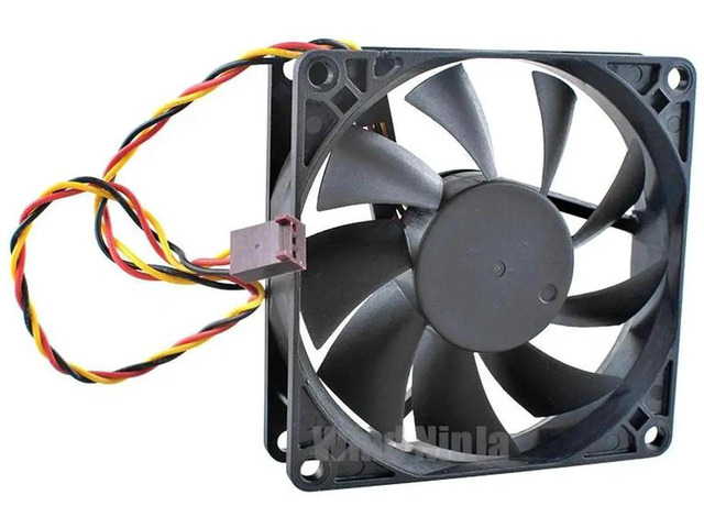 RB8020SM 80x80x20mm 80mm 8cm Axial Cooling Fan, DC12V 0.40A LowNoise 3Pin Brushless Replacement Fan for PC Chassis, CPU Heat Dissipation