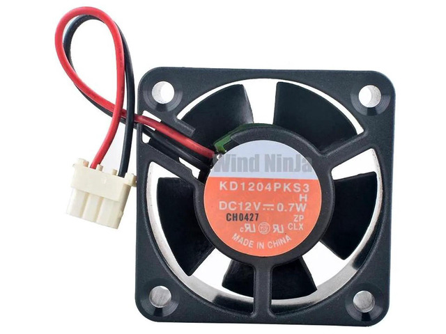 KD1204PKS3 40x40x20mm 40mm DC12V 0.7W 2Pin Silent Axial Cooling Exhaust Fan, 4CM Compact Replacement Fan for Power Supply Units and Small...