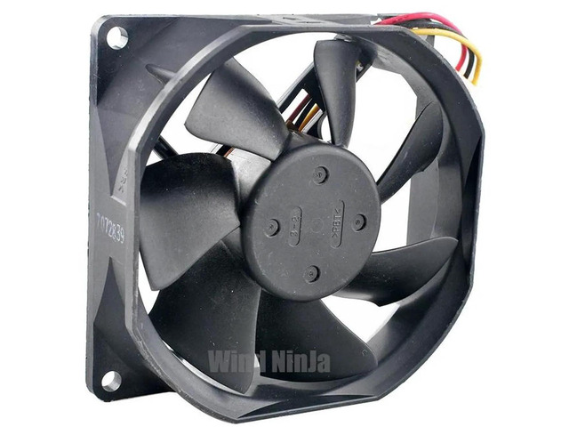 80mm 80x80x25mm DC 12V 0.10A 3Pin Silent Cooling Fan, Replacement TV Case Fan for TH42PV8C TH42PZ80C Television, Low Noise Brushless Internal...