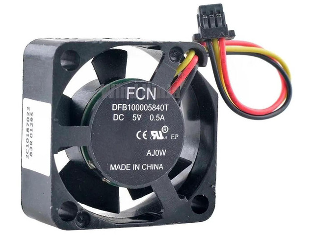 DFB100005840T 25x25x10mm Mini Cooling Fan, DC5V 0.50A HighSpeed 3Pin Small Replacement Cooling Fan for Raspberry Pi, Printers and Tiny Compact...
